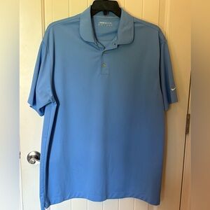Nike Men’s Baby Powder Blue Polo Golf Shirt Short Sleeve Casual Dri-Fit XXL